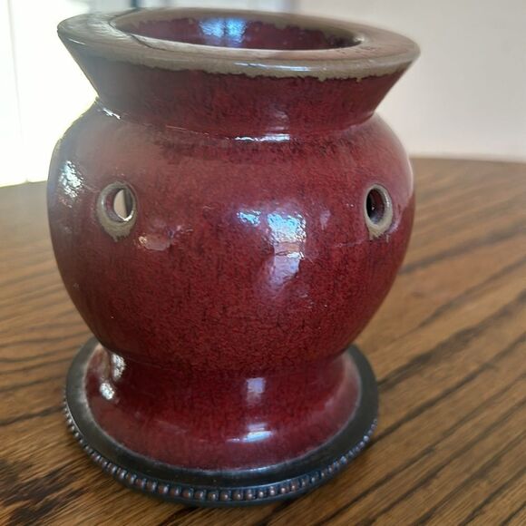 Partylite Moroccan Stoneware Aroma Wax Melt Burner Warmer Free Melts! - Picture 2 of 6